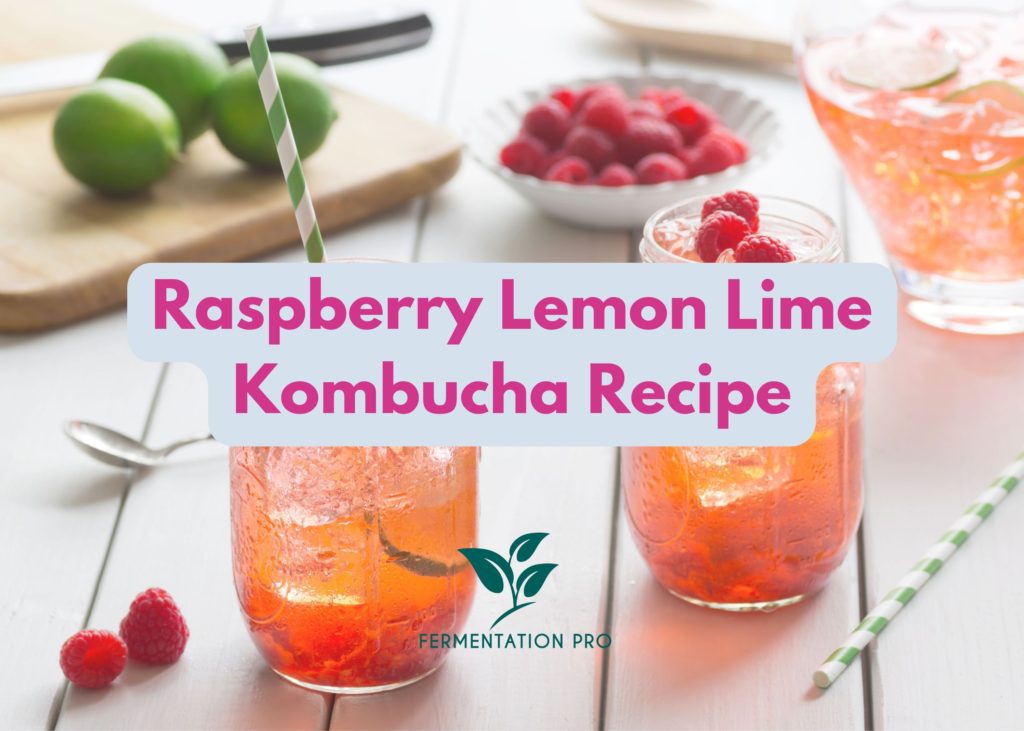 Raspberry Lemon Lime Kombucha Recipe