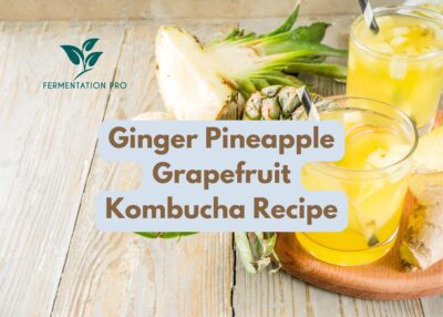 Ginger Pineapple Grapefruit Kombucha Recipe